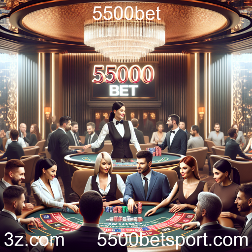 A Experiência de Casino ao Vivo na 5500bet